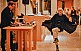 Im Museum Georg Schäfer war drei Mal eine Soundinstallation zu hören. Getanzt wurde dabei auch. Foto: M.-C. Götzinger