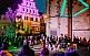 Eröffnet wurde die Nacht auf dem bunt beleuchteten Martin-Luther-Platz. Alle Fotos (außer einem): mellowlight photography Eröffnet wurde die Nacht auf dem bunt beleuchteten Martin-Luther-Platz. Alle Fotos (außer einem): mellowlight photography