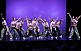 Eine Hiphop-Tanzshow zeigt eine von drei Gruppen der Tanzschule Pelzer im Statistischen Landesamt