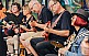 Das kleine Ukulelenorchestzer "SW-Uke´s" aus Schweinfurt.  Foto: Marie-Claire Götzinger